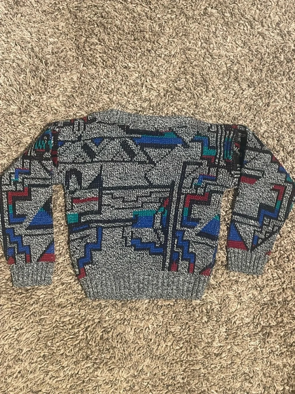 McGregor vintage Kids Gray Geometric print Sweater sz 2T